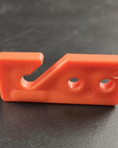 Plate for suspension rope 3mm PES